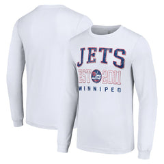 Winnipeg Jets Starter Retro Graphic Long Sleeve Crew T-Shirt - NHL T-shirts