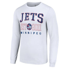Winnipeg Jets Starter Retro Graphic Long Sleeve Crew T-Shirt - NHL T-shirts