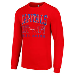 Washington Capitals Starter Retro Graphic Long Sleeve Crew T-Shirt - NHL T-shirts