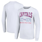 Washington Capitals Starter Retro Graphic Long Sleeve Crew T-Shirt - NHL T-shirts