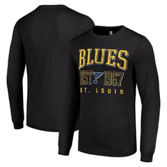 St. Louis Blues Starter Retro Graphic Long Sleeve Crew T-Shirt - NHL T-shirts