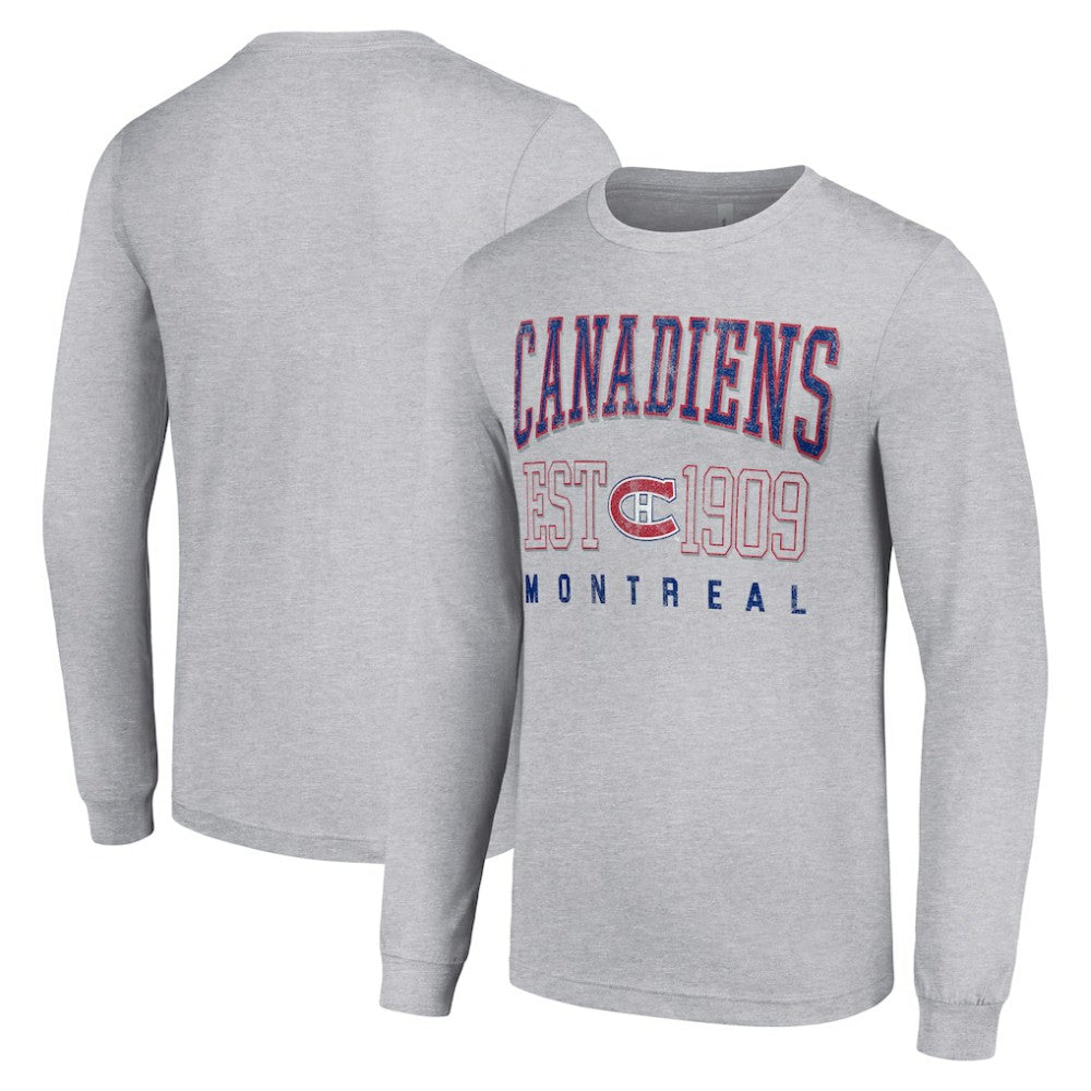Montreal Canadiens Starter Retro Graphic Long Sleeve Crew T-Shirt - NHL T-shirts