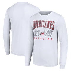 Carolina Hurricanes Starter Logo Graphic Long Sleeve T-Shirt - NHL T-shirts