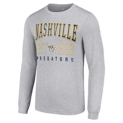 Nashville Predators Starter Logo Graphic Long Sleeve T-Shirt - NHL T-shirts