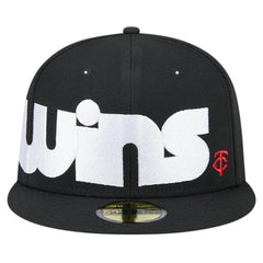 Minnesota Twins New Era Checkered Undervisor 59FIFTY Fitted Hat - MLB Hats