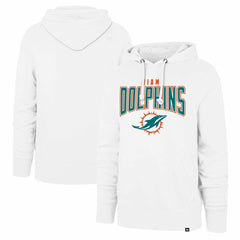Miami Dolphins '47 Elements Arch Headline Pullover Hoodie | NFL Hot