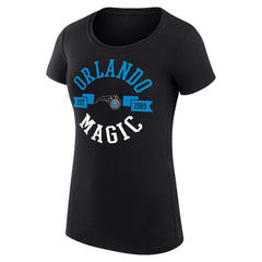 Black Orlando Magic G-III 4Her by Carl Banks Women's Super-Slim Fit Lightweight Large City Logo T-Shirt | NBA