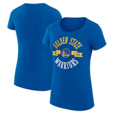 Royal Golden State Warriors G-III 4Her by Carl Banks Women's Super-Slim Fit Lightweight Large City Logo T-Shirt sale | NBA
