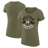 Green Boston Celtics G-III 4Her by Carl Banks Women's Super-Slim Fit Lightweight Large City Logo T-Shirt | NBA