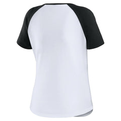 San Francisco Giants WEAR by Erin Andrews Women's Fitted Henley Raglan T-Shirt - MLB T-shirts