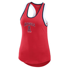 Los Angeles Angels WEAR by Erin Andrews Women's Colorblock Racerback Tank Top - MLB Tanks