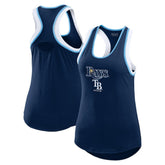 Tampa Bay Rays WEAR by Erin Andrews Women's Colorblock Racerback Tank Top - MLB Tanks