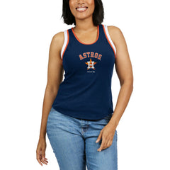 Houston Astros WEAR by Erin Andrews Women's Colorblock Racerback Tank Top - MLB Tanks