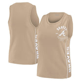 Atlanta Braves WEAR by Erin Andrews Women's Tonal Tank Top - MLB Tanks