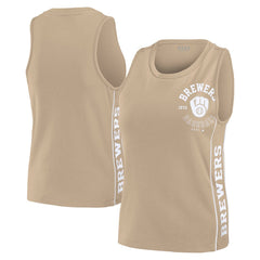 Milwaukee Brewers WEAR by Erin Andrews Women's Tonal Tank Top - MLB Tanks