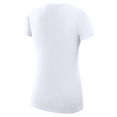 White Oklahoma City Thunder G-III 4Her by Carl Banks Women's Super-Slim Fit Lightweight Large City Logo V-Neck T-Shirt | NBA