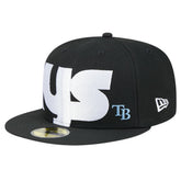 Tampa Bay Rays New Era Checkered Undervisor 59FIFTY Fitted Hat - MLB Hats