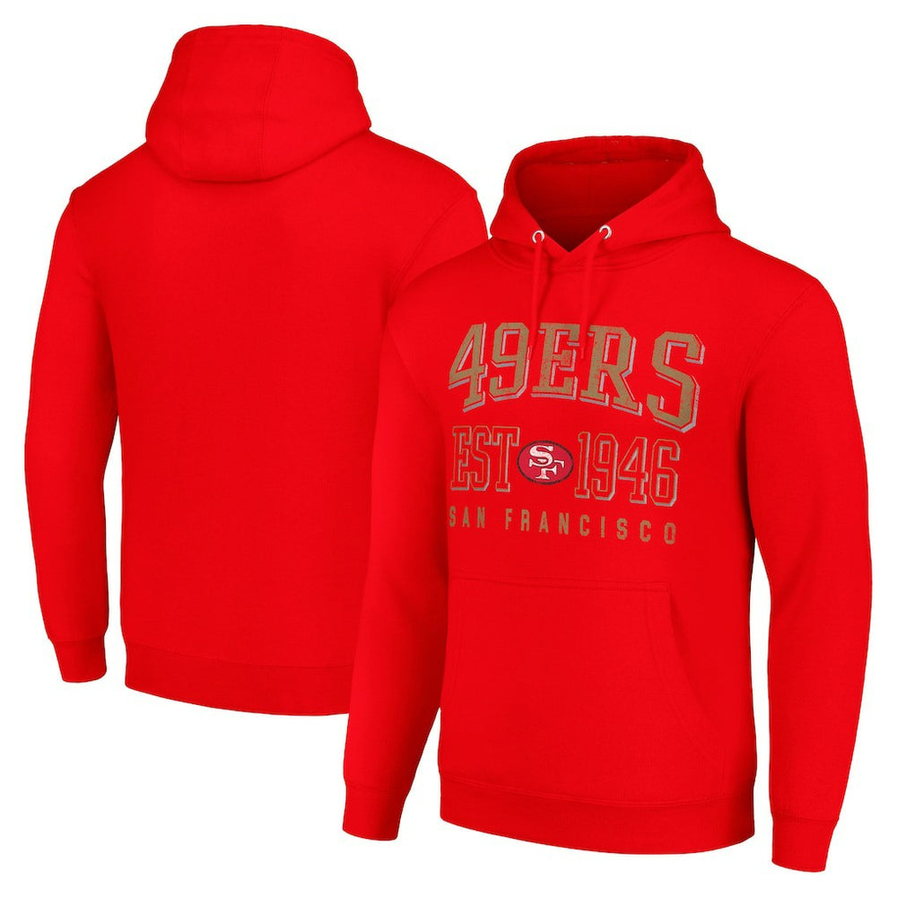 San Francisco 49ers Starter Unisex Throwback Logo Pullover Hoodie | NFL On sale