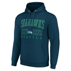Seattle Seahawks Starter Unisex Throwback Logo Pullover Hoodie | NFL Outlet