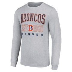 Denver Broncos Starter Throwback Logo Long Sleeve T-Shirt | NFL US