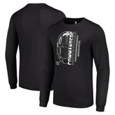 Washington Commanders Starter Half Helmet Logo Long Sleeve T-Shirt | NFL Discount