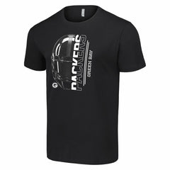 Green Bay Packers Starter Half Helmet Logo T-Shirt | NFL Discount