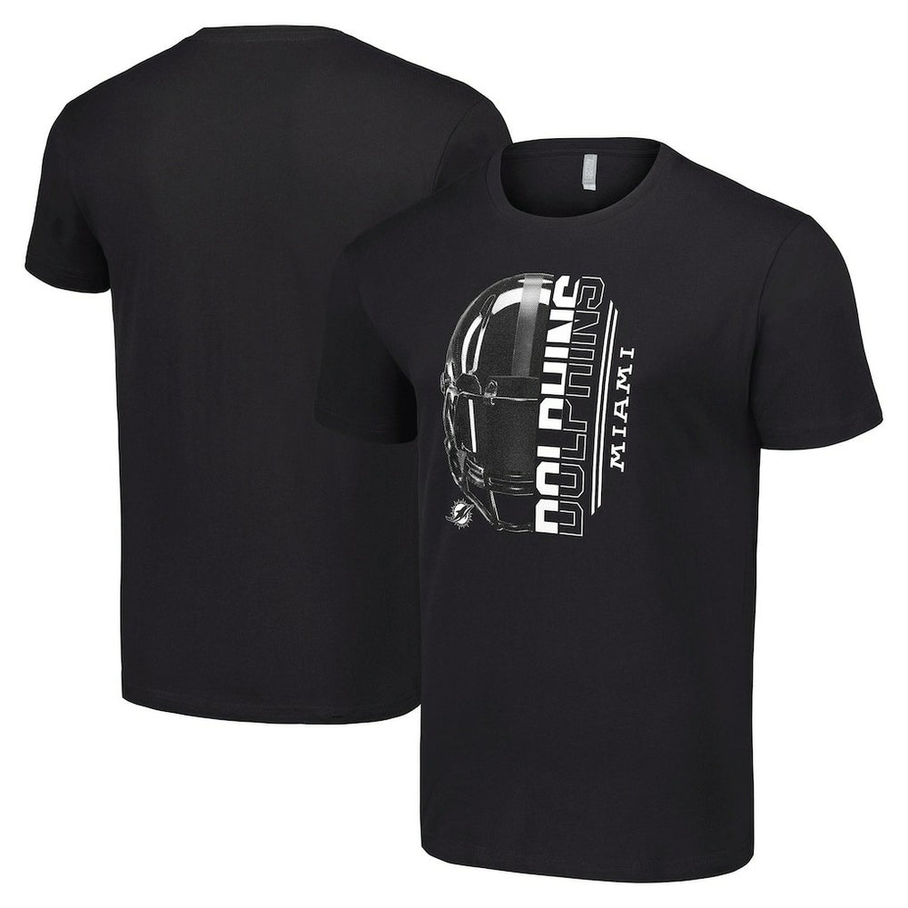 Miami Dolphins Starter Half Helmet Logo T-Shirt | NFL On sale