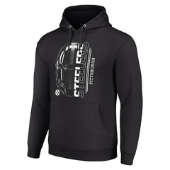Pittsburgh Steelers Starter Unisex Half Helmet Logo Pullover Hoodie | NFL Hot