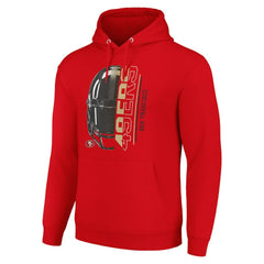 San Francisco 49ers Starter Unisex Half Helmet Logo Pullover Hoodie | NFL Near me