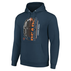 Chicago Bears Starter Unisex Half Helmet Logo Pullover Hoodie | NFL Online