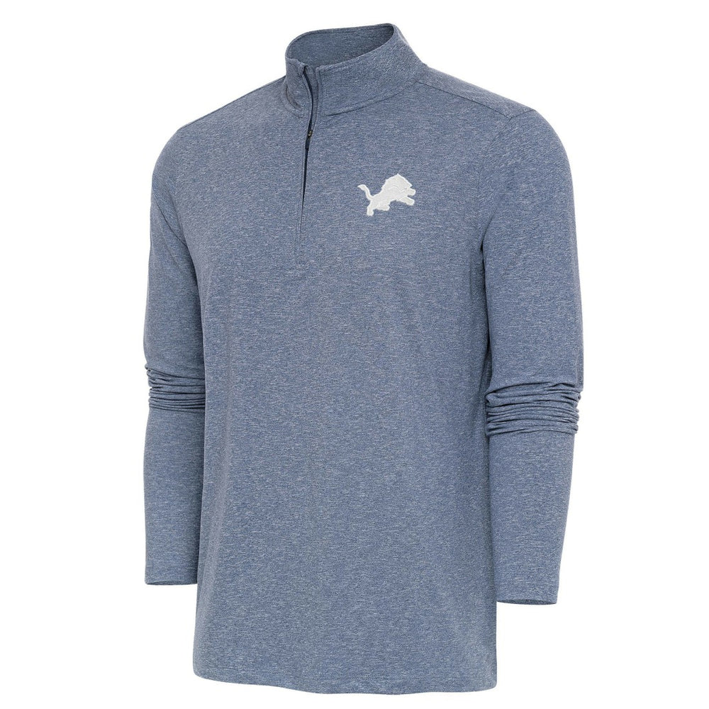 Detroit Lions Antigua Hunk Quarter-Zip Pullover Top | NFL Near me