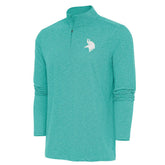 Minnesota Vikings Antigua Hunk Quarter-Zip Pullover Top | NFL Discount
