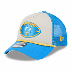 Los Angeles Chargers 2024 Sideline Historic 9FORTY A-Frame Trucker Adjustable Hat | NFL Sale