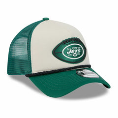 New York Jets 2024 Sideline Historic 9FORTY A-Frame Trucker Adjustable Hat | NFL Near me