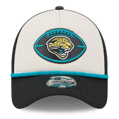 Jacksonville Jaguars 2024 Sideline Historic 9FORTY A-Frame Trucker Adjustable Hat | NFL US