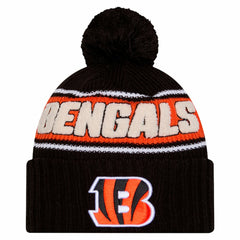 Cincinnati Bengals 2024 Sideline Cuffed Knit Hat with Pom | NFL Sale