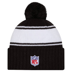 New York Jets 2024 Sideline Cuffed Knit Hat with Pom | NFL New