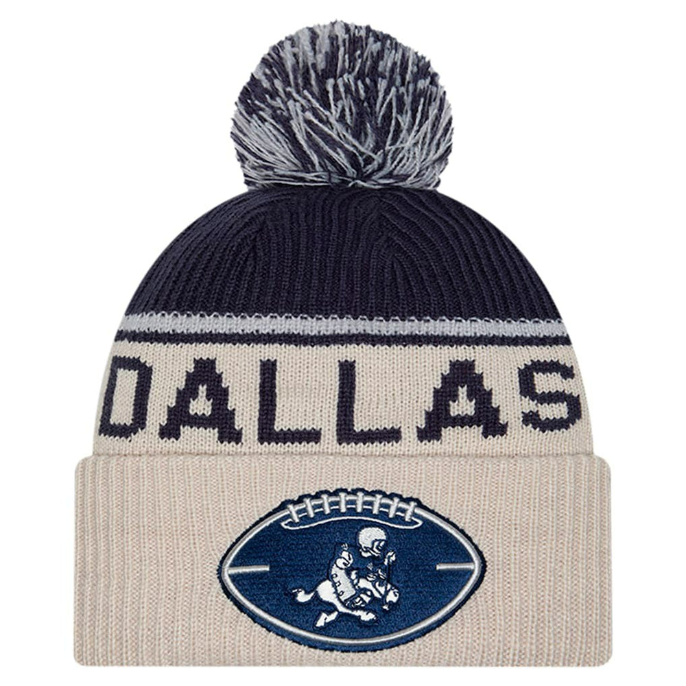 Dallas Cowboys NFL Sideline Historic Cuffed Knit Hat with Pom
| NFL US