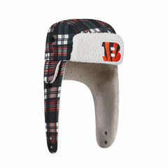 Cincinnati Bengals Sideline Plaid Sherpa Trapper Hat | NFL Near me