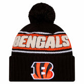 Cincinnati Bengals Youth 2024 Sideline Sport Cuffed Knit Hat with Pom | NFL New