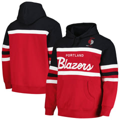 Red/Black Portland Trail Blazers Head Coach Pullover Hoodie | NBA