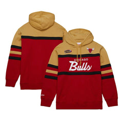 Red/Gold Chicago Bulls Head Coach Pullover Hoodie | NBA