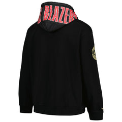 Black Portland Trail Blazers Team OG 2.0 Vintage Logo Fleece Pullover Hoodie | NBA