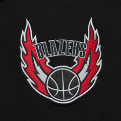 Black Portland Trail Blazers Team OG 2.0 Vintage Logo Fleece Pullover Hoodie | NBA