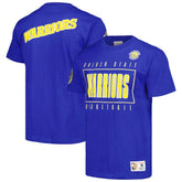 Royal Golden State Warriors Hardwood Classics Team OG 2.0 Premium Vintage Logo T-Shirt sale | NBA