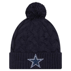 Dallas Cowboys Women's Cable Knit Hat with Pom | NFL Online