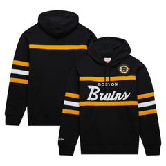 Boston Bruins Mitchell & Ness Head Coach Pullover Hoodie - NHL Hoodies
