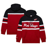 Detroit Red Wings Mitchell & Ness Head Coach Pullover Hoodie - NHL Hoodies