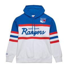 New York Rangers Mitchell & Ness Head Coach Pullover Hoodie - NHL Hoodies
