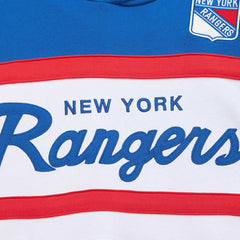 New York Rangers Mitchell & Ness Head Coach Pullover Hoodie - NHL Hoodies